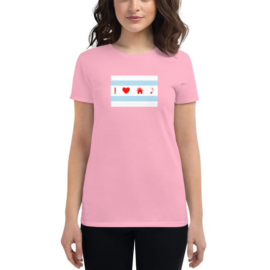 I Love Chicago House Music | Fashion Fit T-Shirt