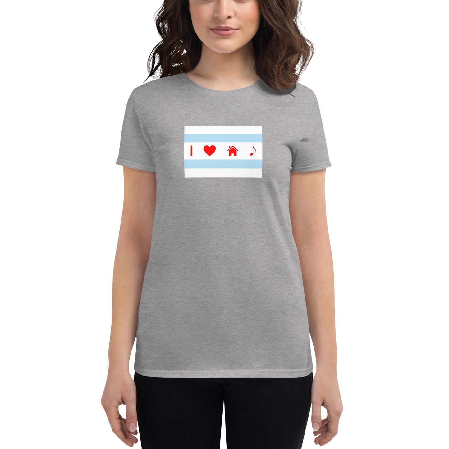 I Love Chicago House Music | Fashion Fit T-Shirt